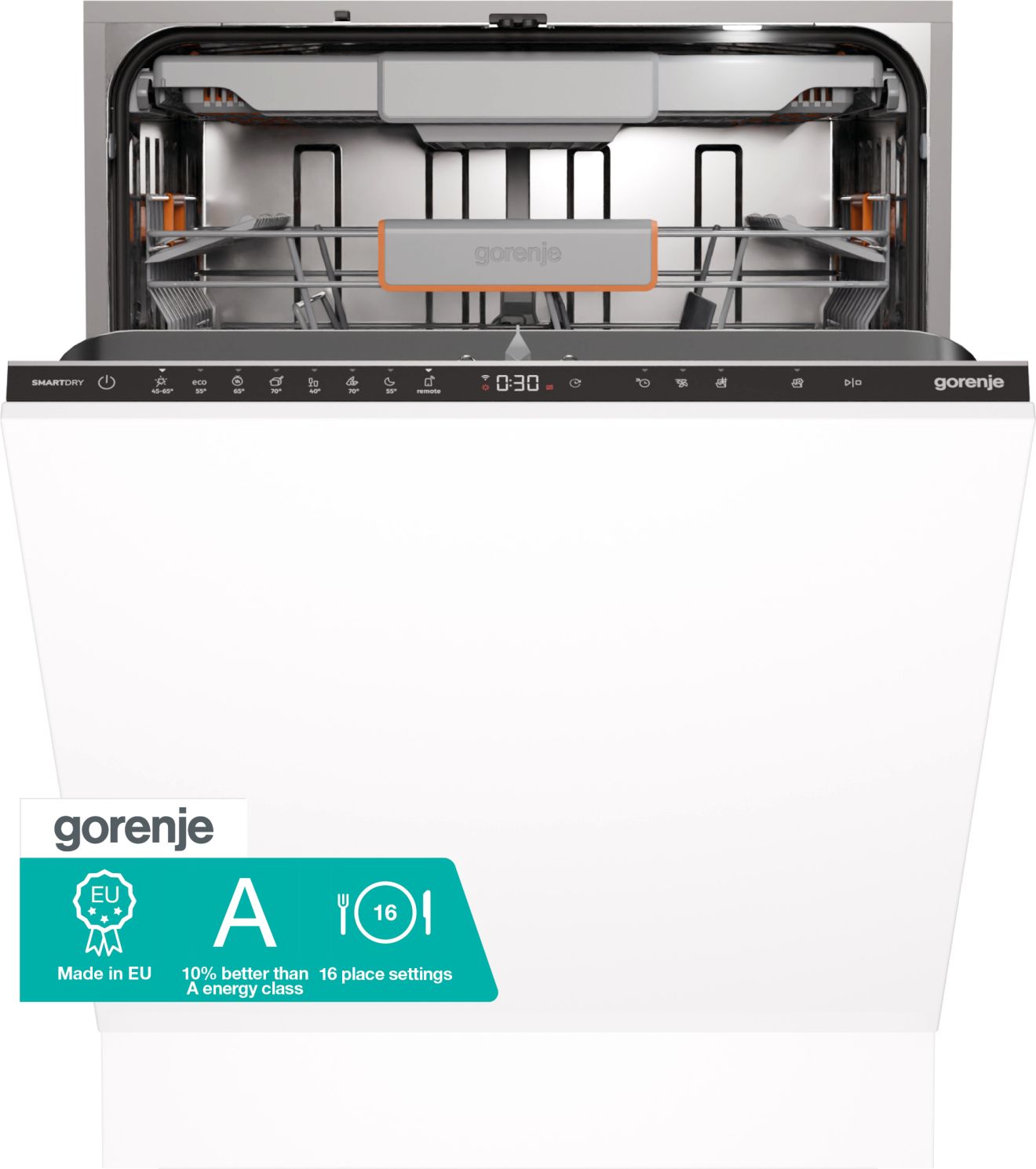 Popolnoma vgradni pomivalni stroj GV673A66 Gorenje