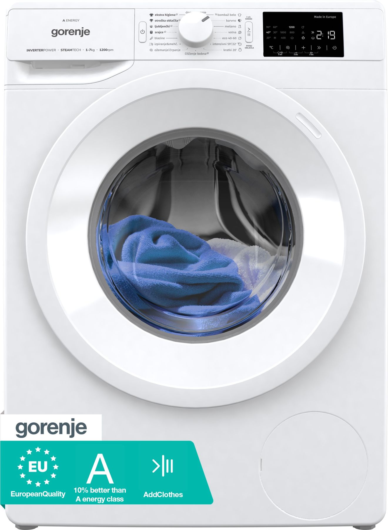 Pralni stroj 75WPNEI72A1S Gorenje